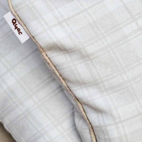 Funda de Cojín Cuadros Beige