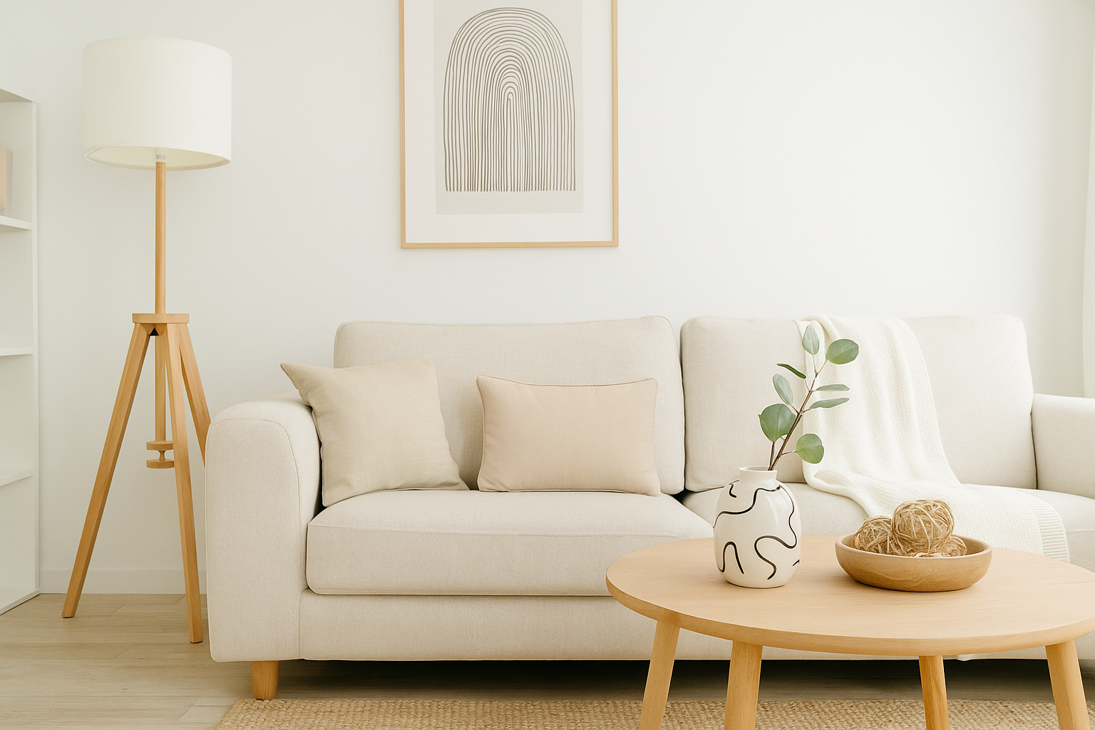 Foto cojines beige Quac