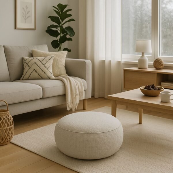 Puf Redondo Ovalo 60 cm