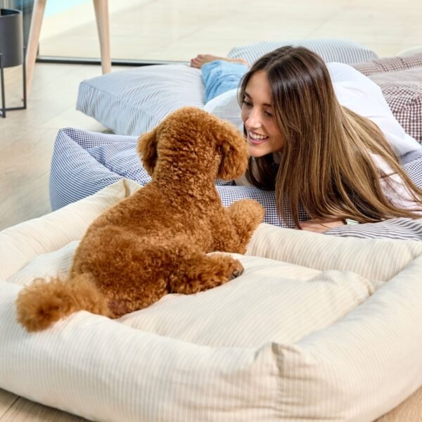Cama para Perros Refugio Boho Beige