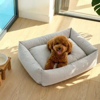 Cama para Perros Refugio Boho Gris